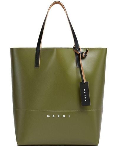 Marni ‘Tribeca’ Shopper Bag - Green