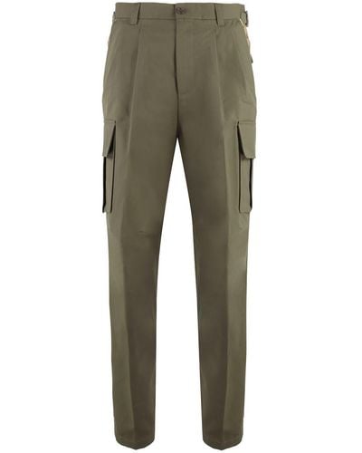 Gucci Cotton Cargo-trousers - Green