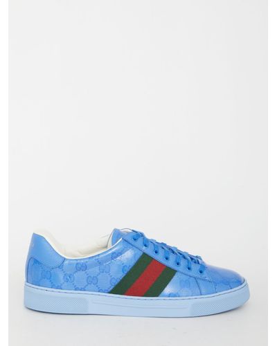 Gucci Ace Trainers - Blue