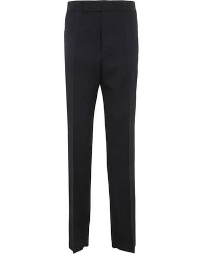 SAPIO Wool Pants Sideband Detail Clothing - Black