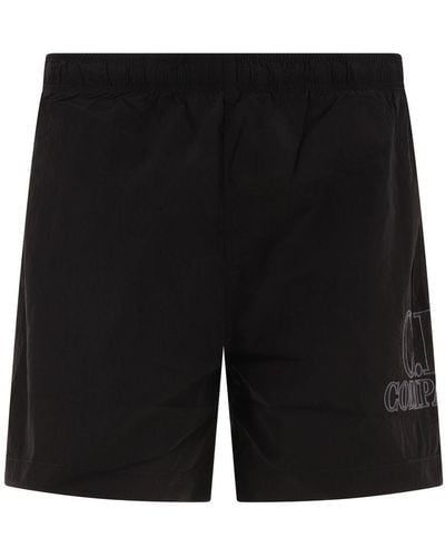 C.P. Company "Eco-Chrome" Swim Shorts - Black