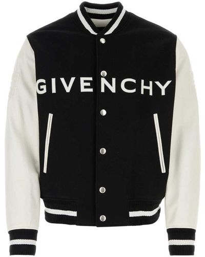 Givenchy Wool Bomber Jacket - Black