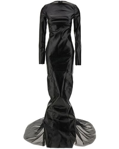 Rick Owens Al Column Dresses - Black