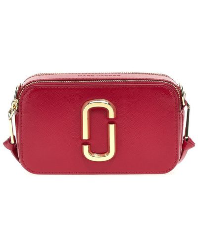 Marc Jacobs The Utility Snapshot Crossbody Bags - Red
