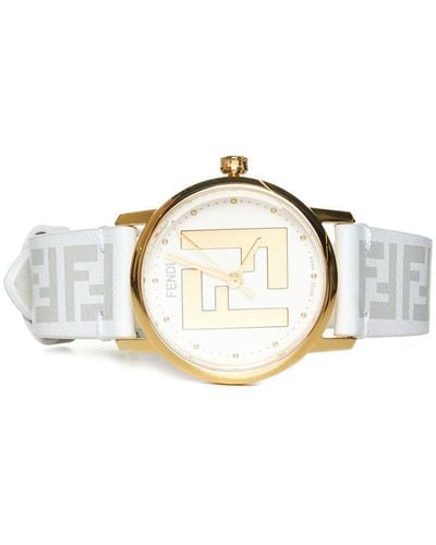 Fendi Forever More 29 Leather Watch - Metallic