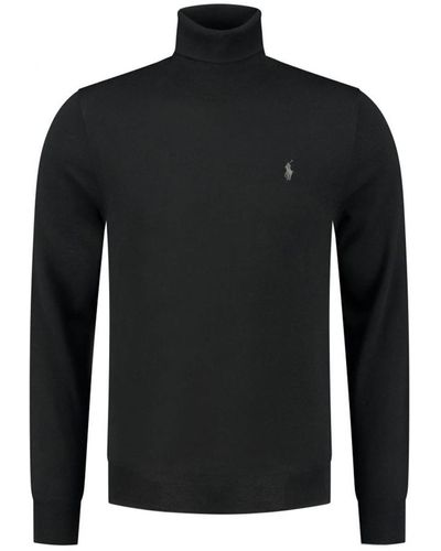 Polo Ralph Lauren Ls Tn Pp-ls-pullover Clothing - Black