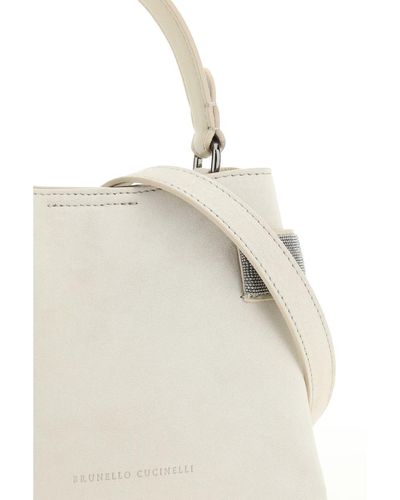 Brunello Cucinelli Shoulder Bags - Natural