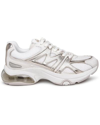Michael Kors Active Sneakers In White Fabric