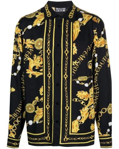 Versace Chain Couture Shirt - Black