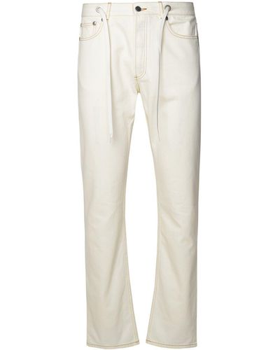 A.P.C. 'Sureau' Ivory Cotton Jeans - White