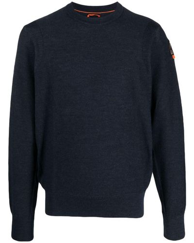 Parajumpers Wool Crewneck Sweater - Blue