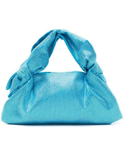 GIUSEPPE DI MORABITO Crystal Embellished Handbag - Blue