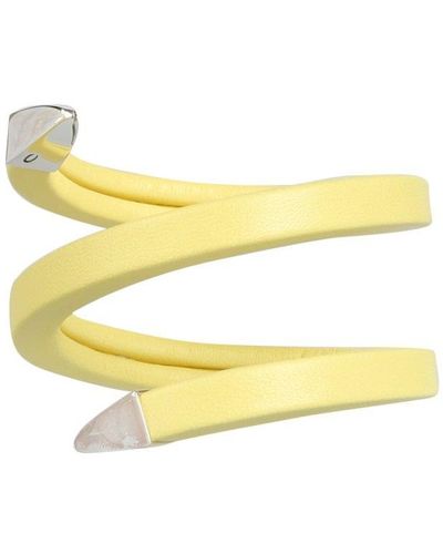 Bottega Veneta Spiral Bracelet - Yellow