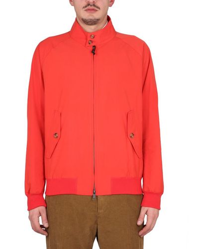 Baracuta Technical Fabric Jacket - Red