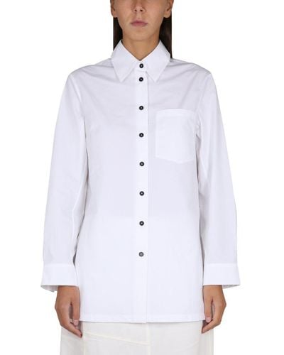 Jil Sander Poplin Shirt - White