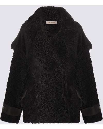The Mannei Black Leather Jordan Coat