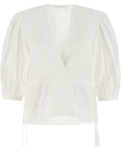 See By Chloé Cotton Top - White