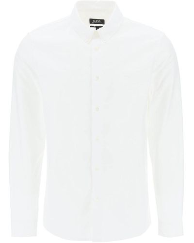 A.P.C. Button Down Shirt - White
