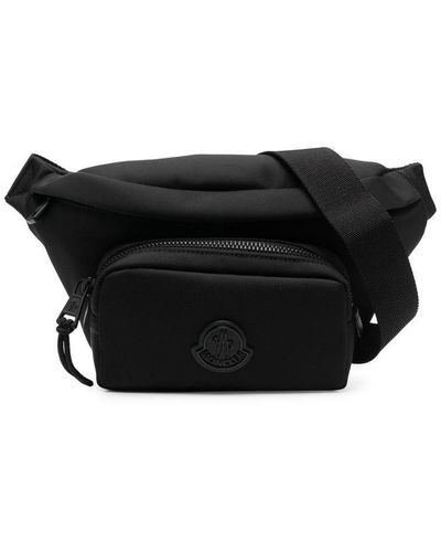 Moncler Durance Logo-patch Belt Bag - Black