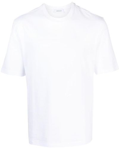 Ferragamo Logo Cotton T-shirt - White