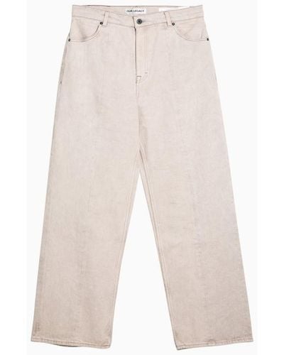 Our Legacy Ghost Attic Wide Denim Pants - White