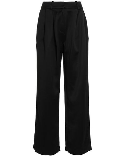 Co. Trousers With Front Pleats - Black