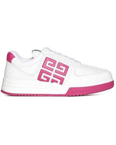 Givenchy G4 Sneakers In /pink Leather