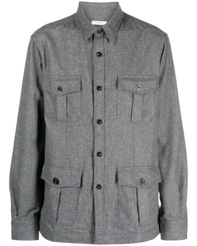 Boglioli Saharan Wool Shirt - Grey