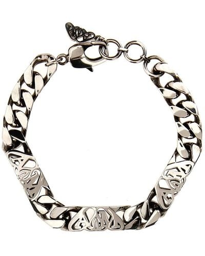Alexander McQueen Logo Seal Jewelry - Metallic