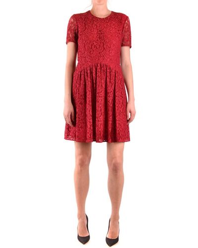 Burberry Polyester Dress - Red