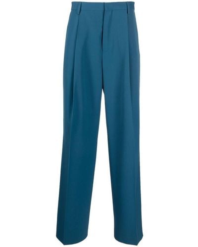 Dries Van Noten Parton Pants Clothing - Blue