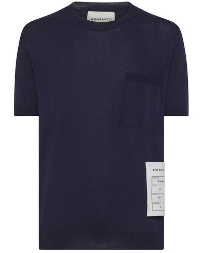 Amaranto Pocket Detail Shirt - Blue