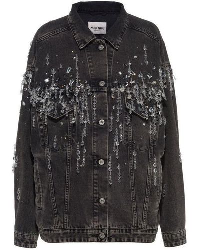 Miu Miu Jean and denim jackets for Women | Online Sale up to 49 