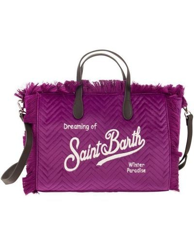 Mc2 Saint Barth Quilted Handbag - Purple