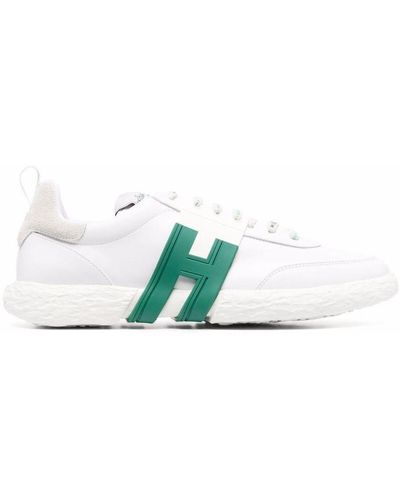 Hogan 3R Leather Sneakers - Green