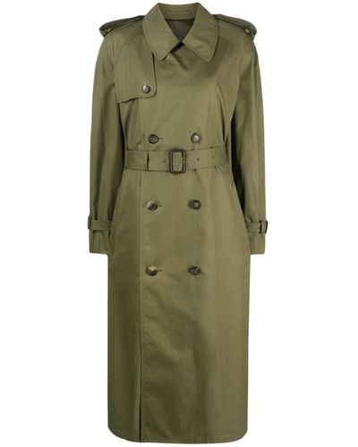 Wardrobe NYC Trench Coat Clothing - Green