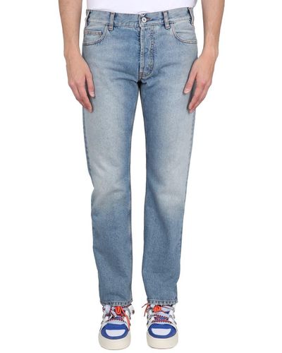 Marcelo Burlon County Of Milan Slim Fit Jeans - Blue