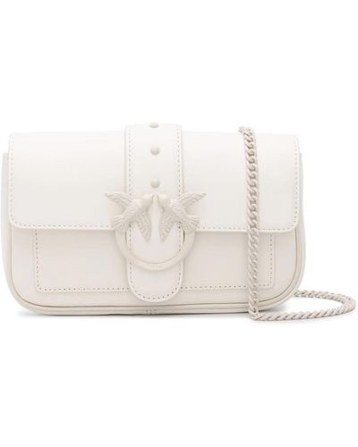 Pinko Love One Pocket Bags - White