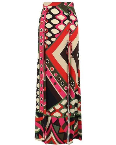 Emilio Pucci Skirts - Red