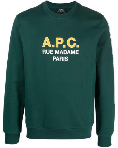 A.P.C. Sweat Apc Madame H Clothing - Green