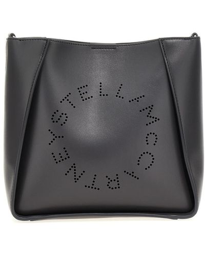 Stella McCartney 'Stella Logo' Mini Crossbody Bag - Black