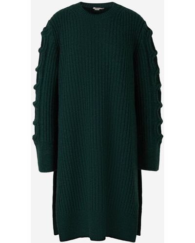Stella McCartney Mini Knit Dress - Green