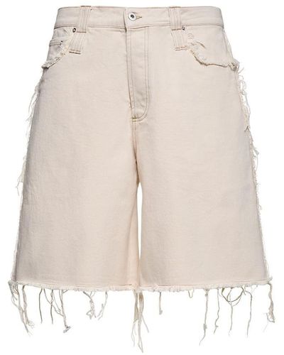 FEDERICO CINA Classic Short Five Pocket Clothing - White