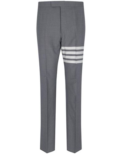 Thom Browne '4-bar' Trousers - Grey