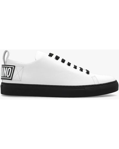 Moschino Sneakers With Logo - White