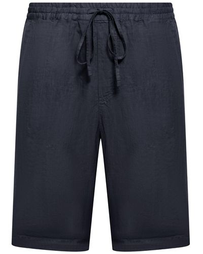 120% Lino Bermuda Shorts - Blue