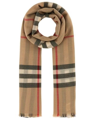 Burberry Scarves And Foulards - Natural