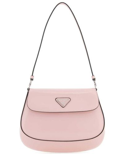 Shop PRADA Chain Leather Elegant Style Logo Shoulder Bags by winwinco