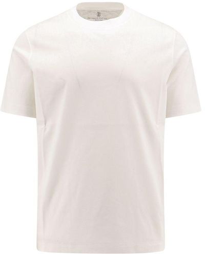 Brunello Cucinelli T-Shirts - White