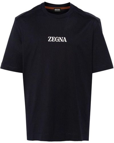 ZEGNA T-Shirts - Black